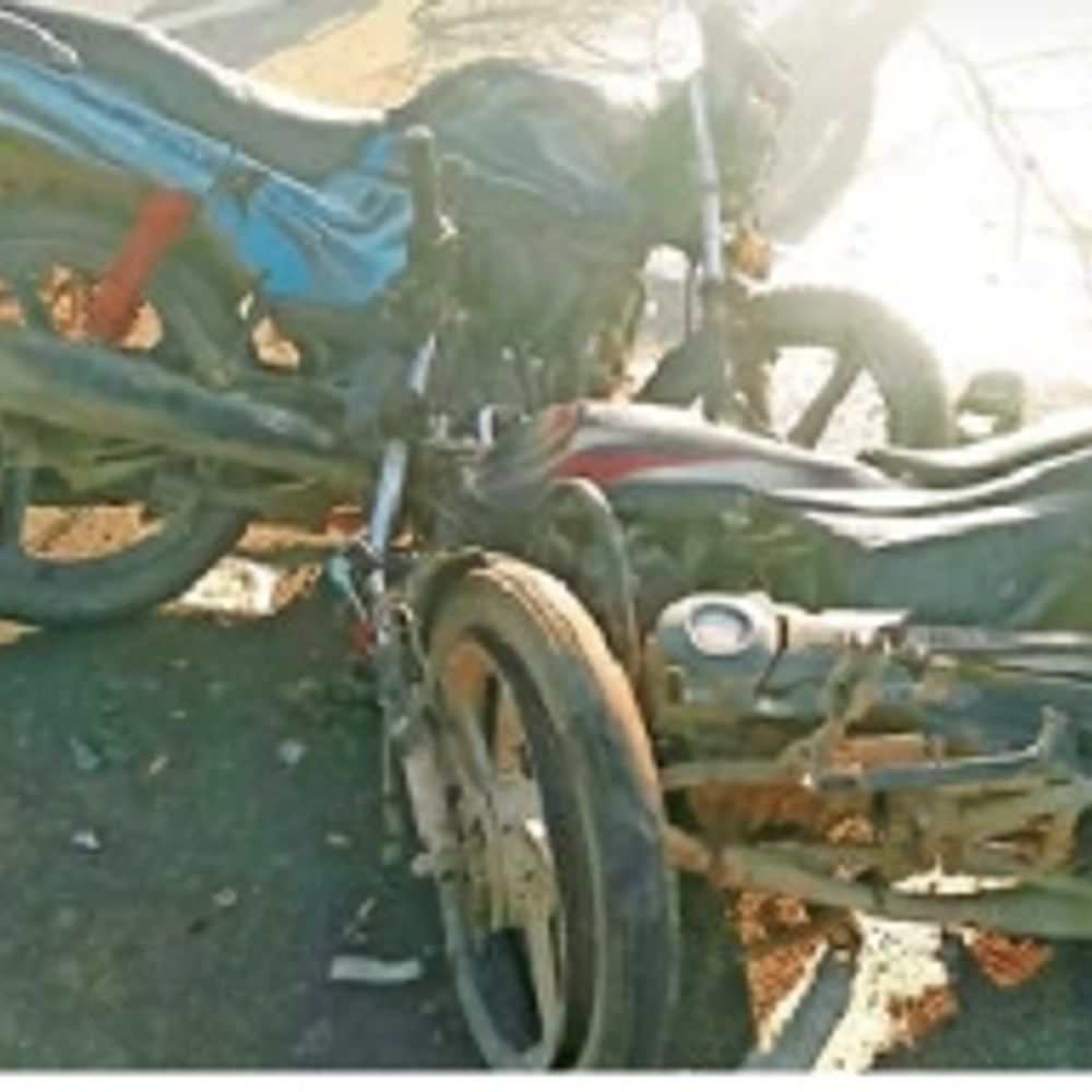 જેસર નજીક બાઇક અકસ્માતમાં બે લોકોના કરૂણ મોત: ગમખ્વાર અકસ્માત સર્જાયો.