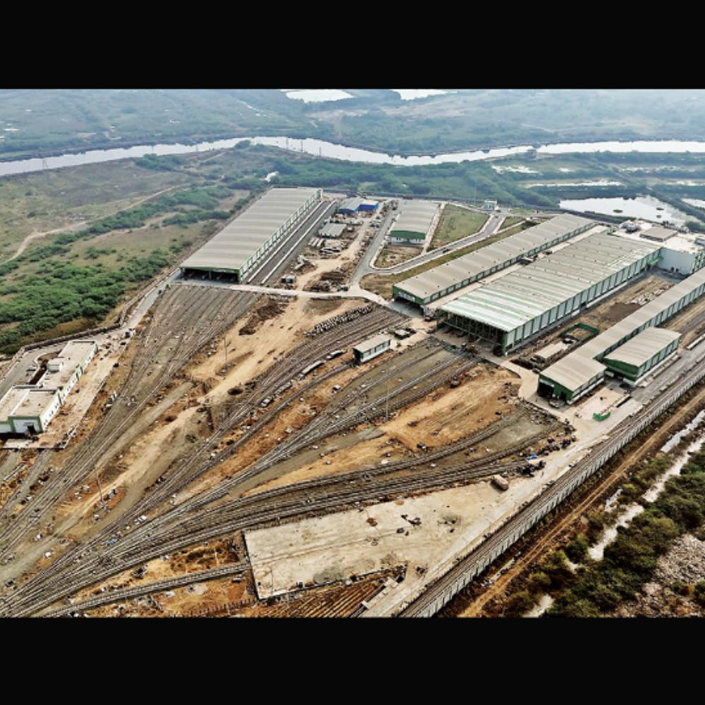 સન્ડે ફોટો સ્ટોરી: સુરત મેટ્રોનો ડ્રીમ સિટી ડેપો અંતિમ તબક્કામાં; 15 મેટ્રો ટ્રેનો પાર્ક કરી શકાય છે.