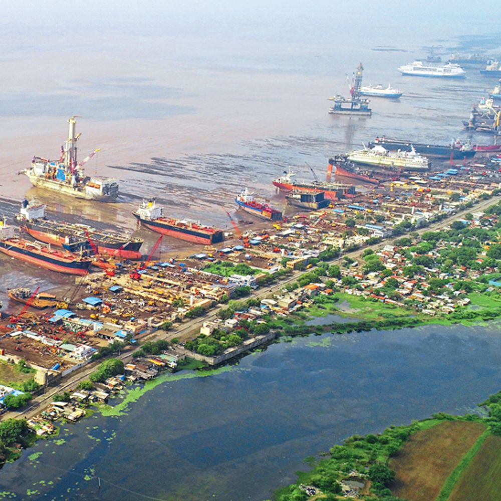 અલંગ શિપ રિસાયક્લિંગ યાર્ડ ફરી ચર્ચામાં આવતા EU માટે સક્ષમ સ્થળ બન્યું.