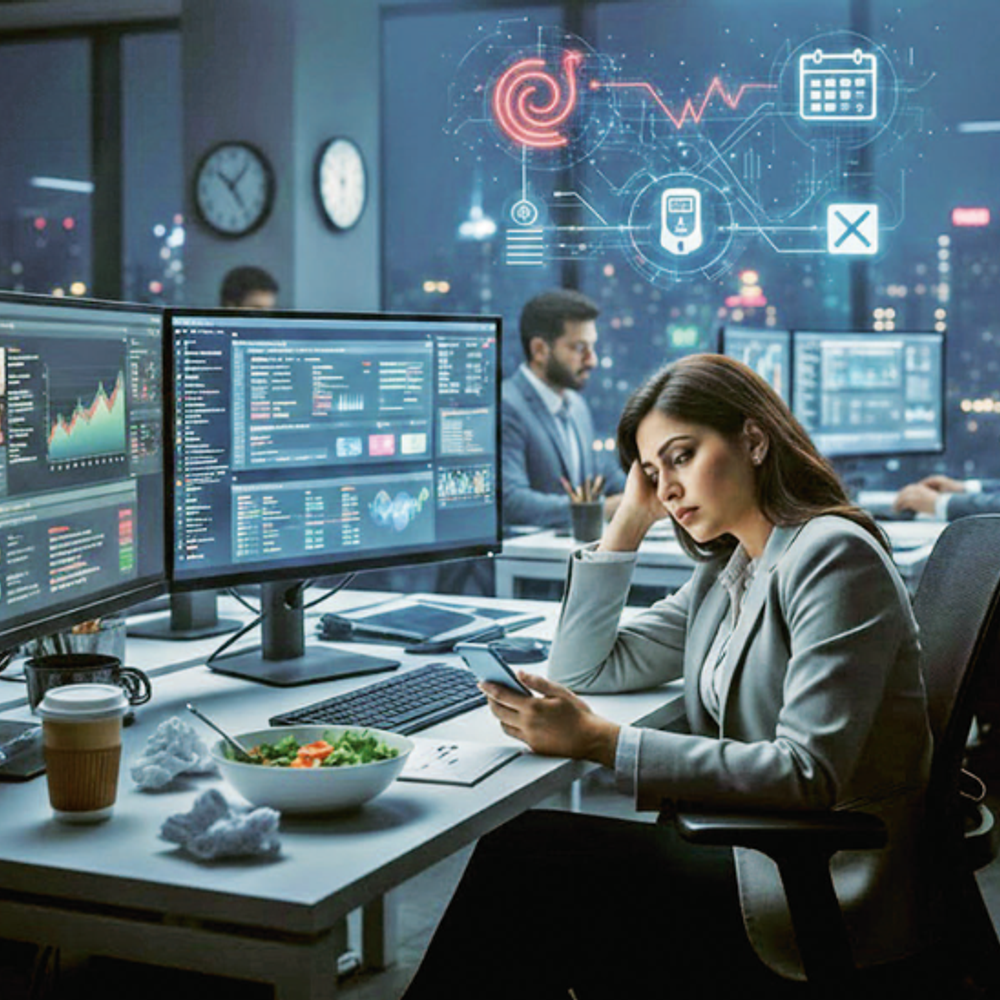 મનદુરસ્તી: વર્કિંગ અવર્સ: કોર્પોરેટ જગતની વ્યથાની વાત: કામના કલાકો અને માનસિક સ્વાસ્થ્ય વચ્ચેનો સંબંધ.