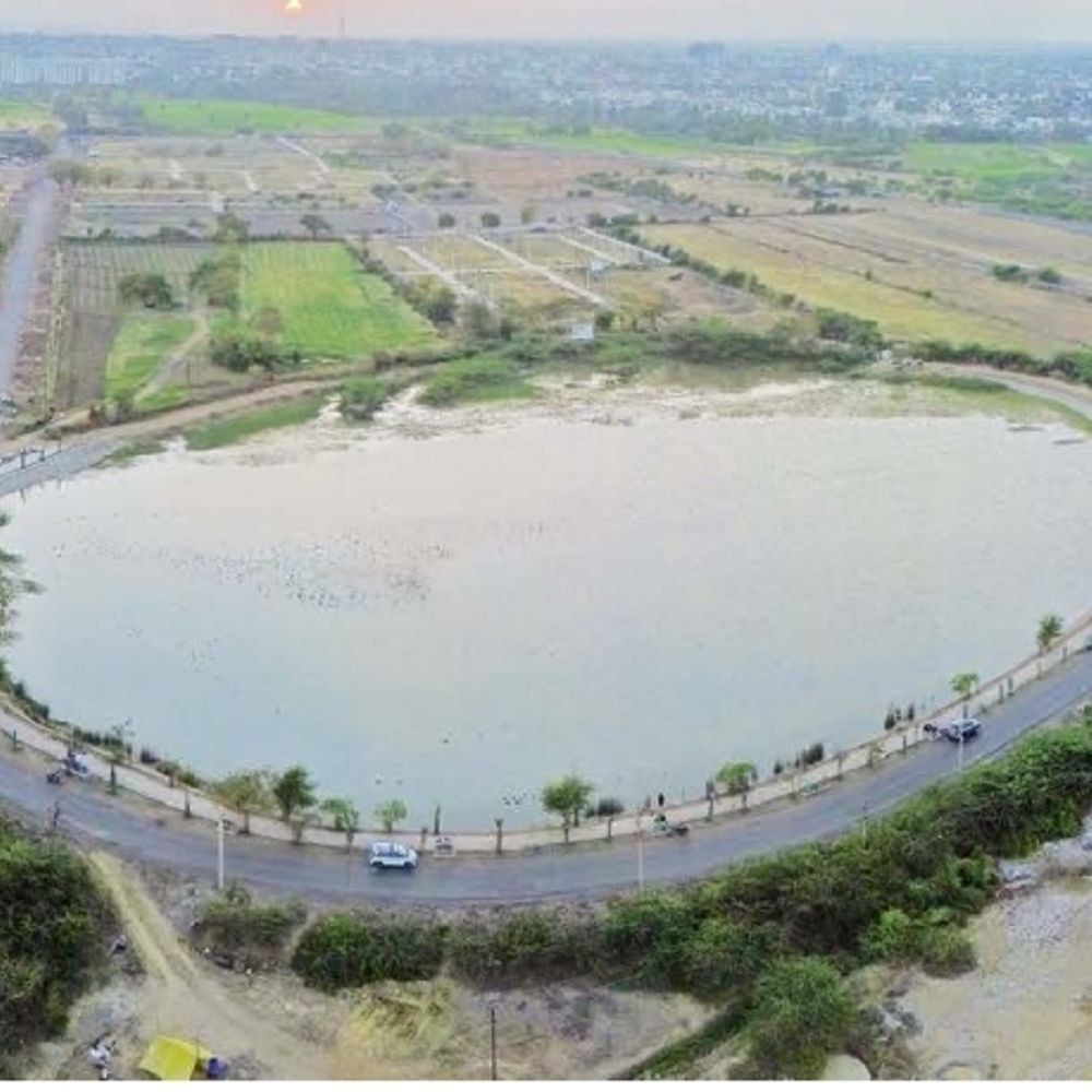 નવા બંદર રોડ પર અમૃત સરોવર પક્ષીતીર્થ તરીકે વિકાસ પામ્યું: સન્ડે ફોટો સ્ટોરી.