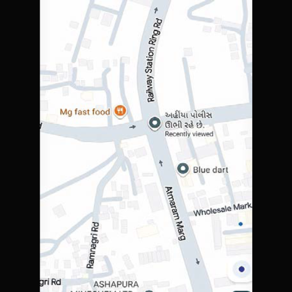 ગૂગલ મેપ પર પોલીસ હેરાનગતિના ટેગ: યુઝર્સ દ્વારા પોલીસ ચેકિંગ સ્થળોની નોંધ