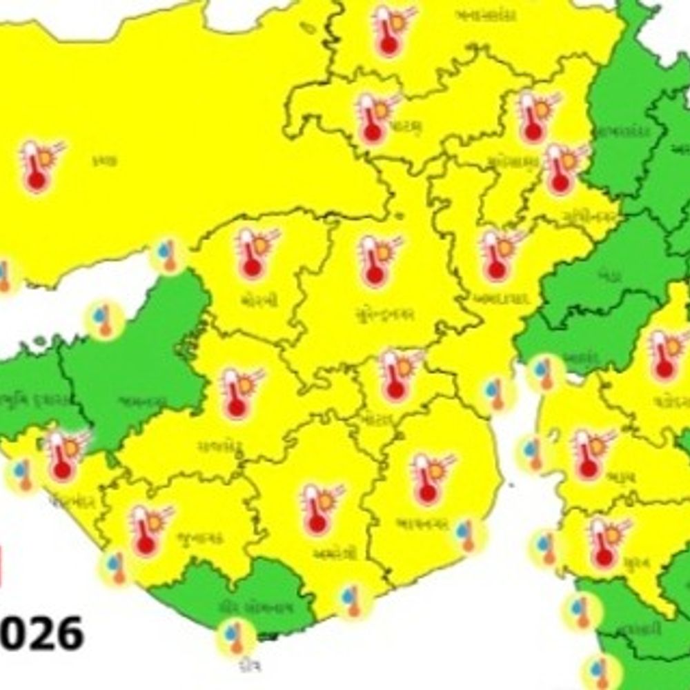 રાજકોટ-અમદાવાદ સહિત 4 શહેરોમાં પારો 41ને પાર