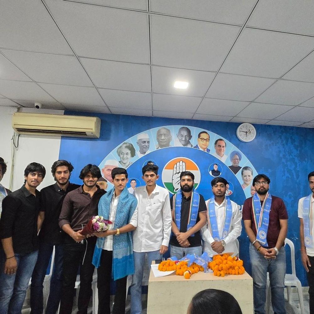 રાજકોટ NSUI ની નવી પેનલ જાહેર:શિવસેના વિદ્યાર્થી પાંખના પ્રમુખ NSUI માં જોડાયા, નારીશક્તિ અને વુમન એમ્પાવરમેન્ટ પર ભાર