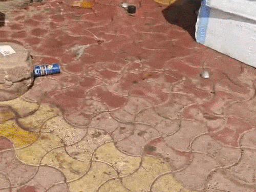 Ahmedabad Parcel Blast Damages Falcon Travels Paldi Office