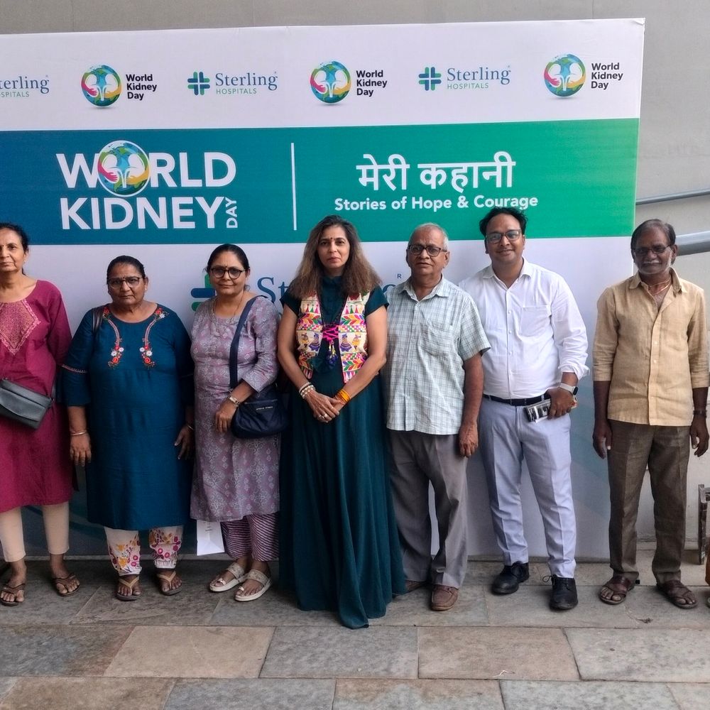 સ્ટર્લિંગ હોસ્પિટલે વર્લ્ડ કિડની ડે પર જાગૃતિ કાર્યક્રમ યોજ્યો:અમદાવાદમાં કિડનીના રોગો અને નિદાન અંગે માહિતી અપાઈ