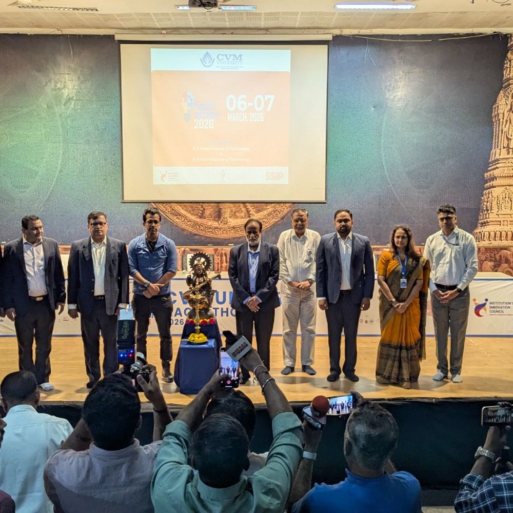 CVMU હેકાથોન 4.0 સંપન્ન, 364 ટીમોનો જંગ:36 કલાકના મેરેથોન હેકિંગ બાદ વિજેતા ટીમો જાહેર