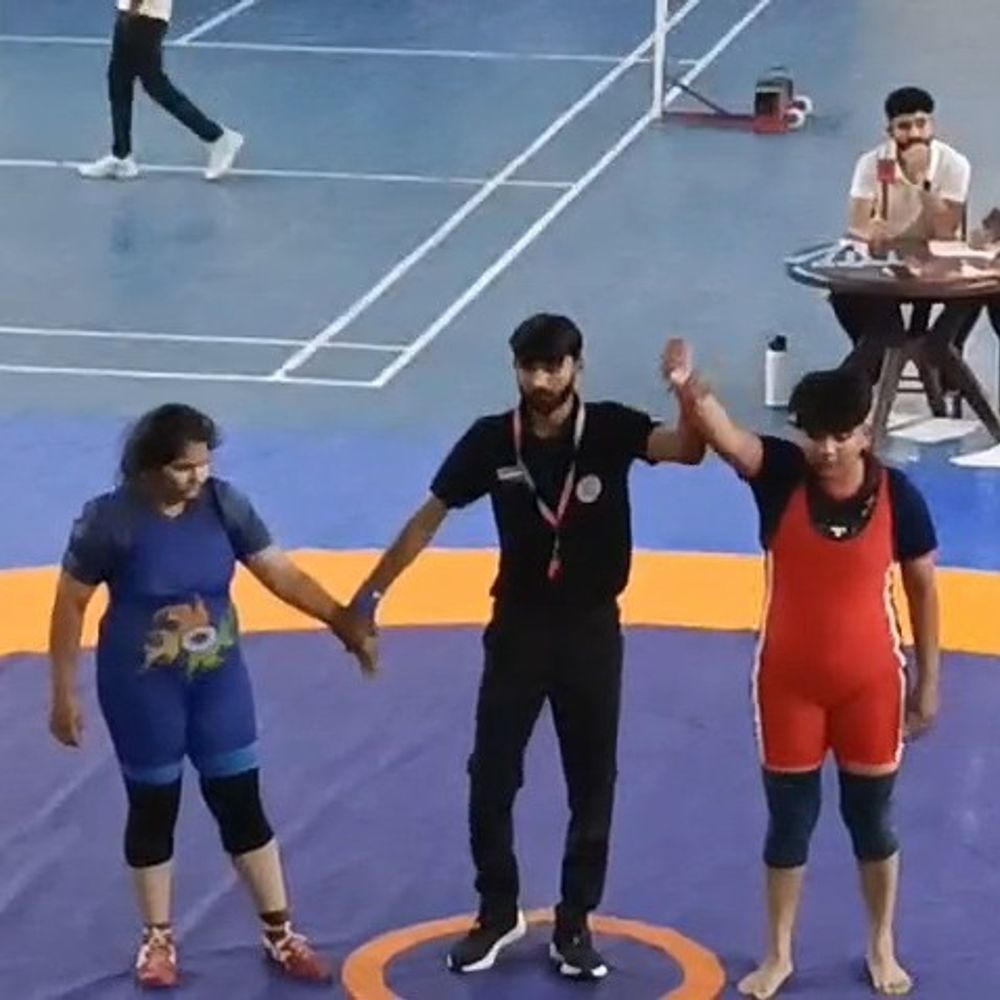 તન્વી બ્લોચની કુસ્તીમાં વિજયકૂચ:ઓલ ઇન્ડિયા ઇન્ટર યુનિવર્સિટી ટુર્નામેન્ટ માટે પસંદગી