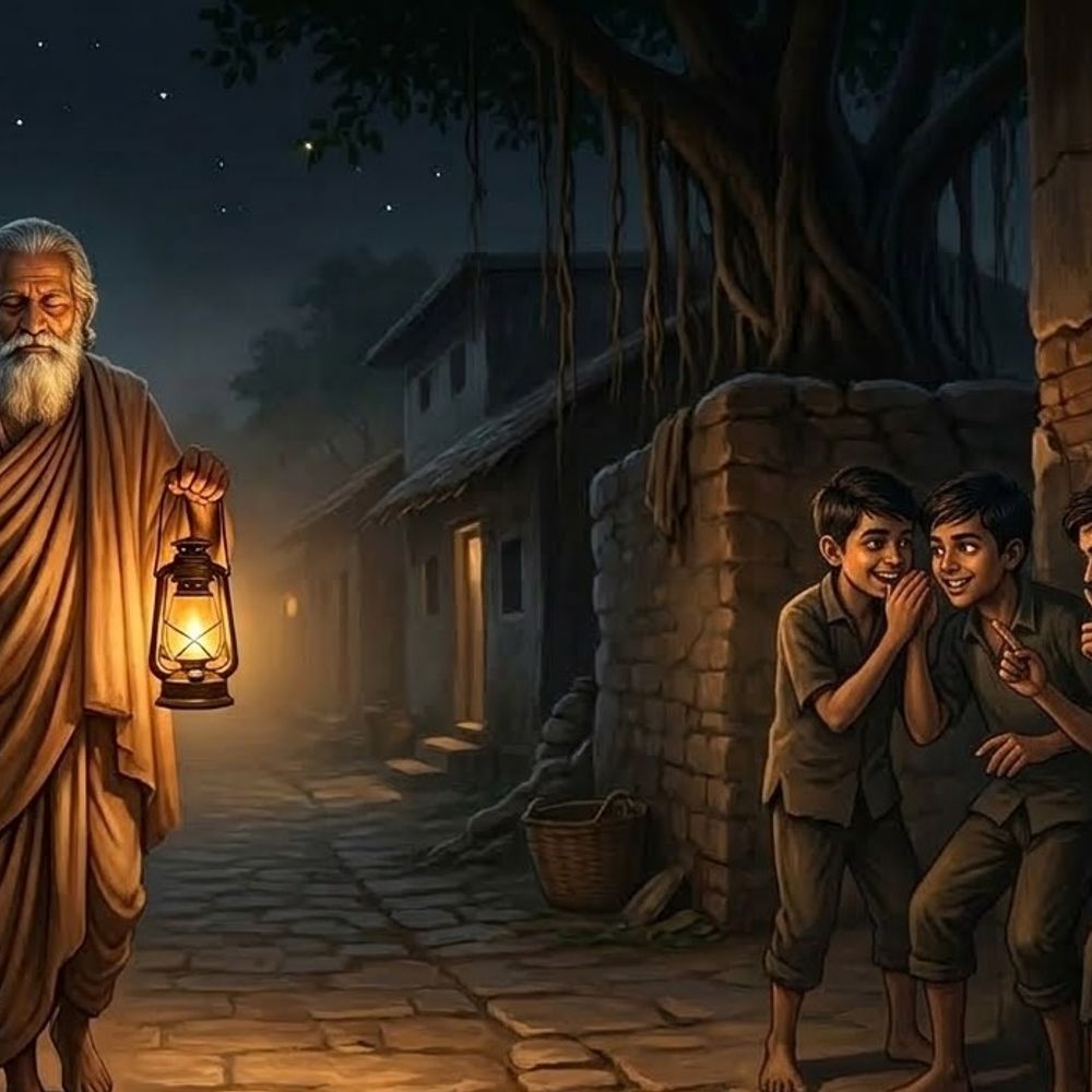 અંધ વ્યક્તિની તોફાની બાળકોને શીખ:કોઈપણ નિર્ણય પર પહોંચતા પહેલા વ્યક્તિ અને પરિસ્થિતિની સંપૂર્ણ માહિતી મેળવો