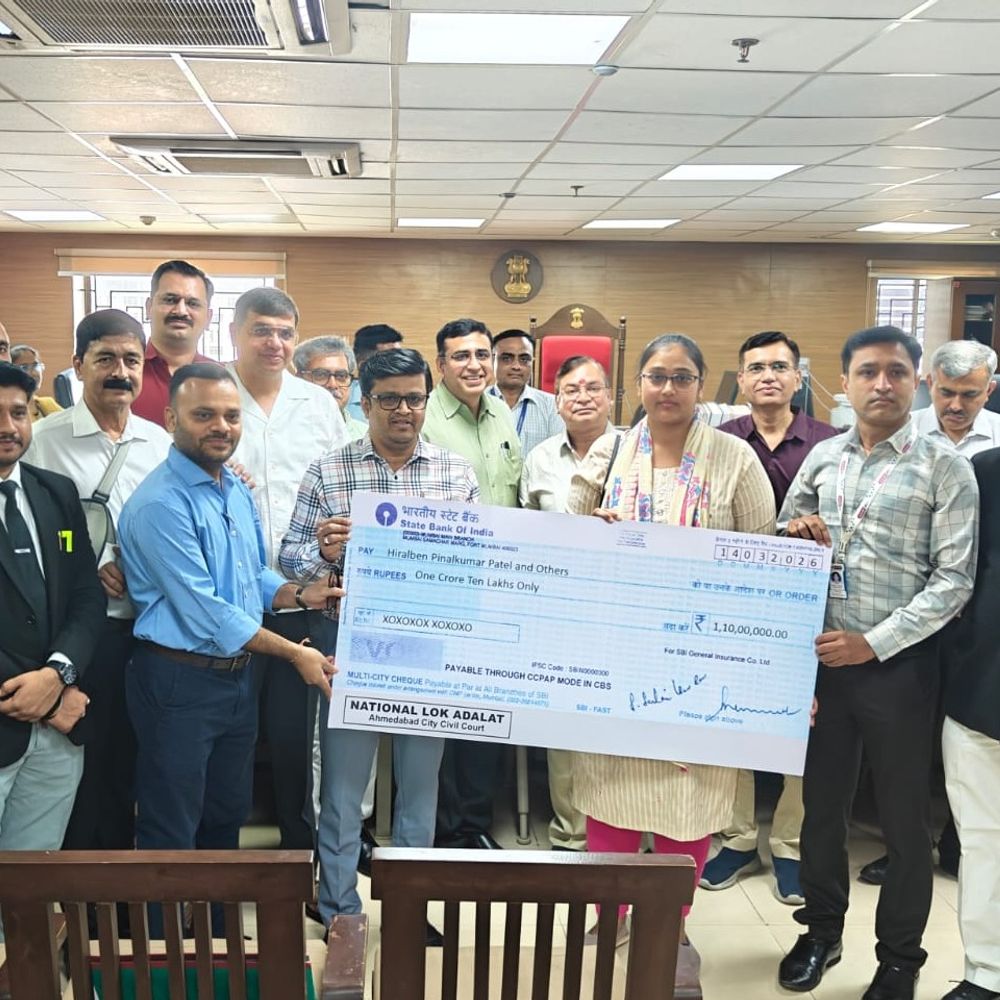 સમગ્ર દેશમાં આજે લોક અદાલતનું આયોજન:અમદાવાદ સિટી સિવિલ એન્ડ સેશન્સ કોર્ટ ખાતે અકસ્માત વળતરના બે કેસોમાં 1 કરોડથી વધુનું વળતર ચૂકવાયું