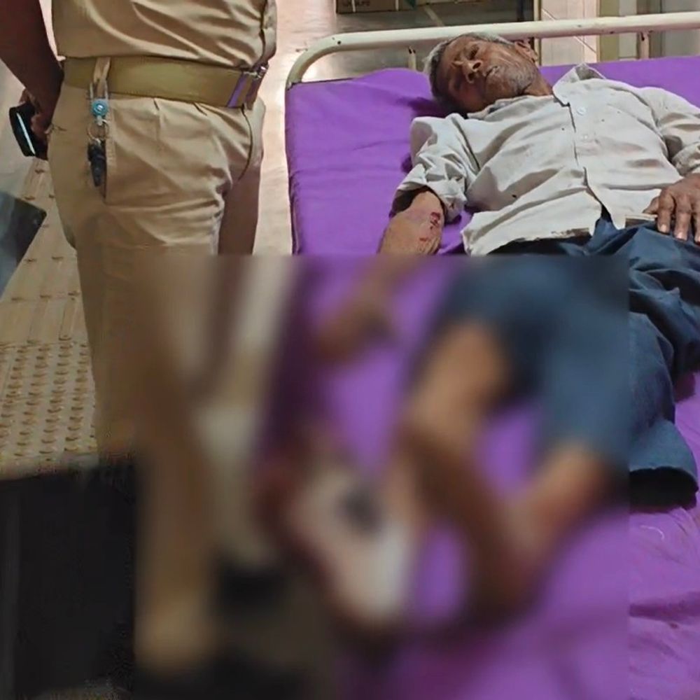 શહેરામાં બે બાઇક અથડાઈ, વૃદ્ધ ગંભીર ઈજાગ્રસ્ત:ધમાઈ ગામના વૃદ્ધને સારવાર અર્થે ગોધરા સિવિલ ખસેડાયા