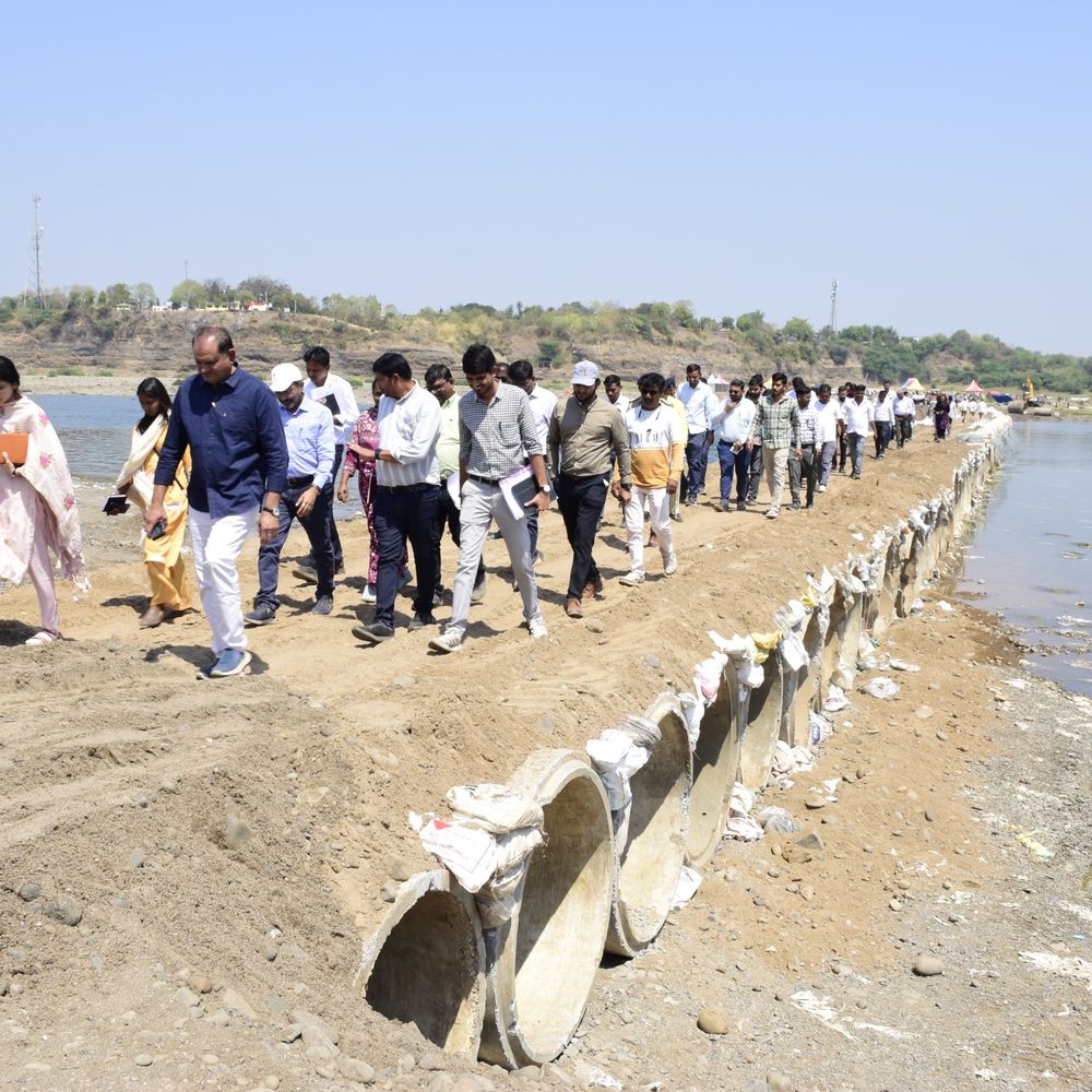 પંચકોશી પરિક્રમા માટે જિલ્લા વહીવટી તંત્ર સજ્જ બન્યું:નર્મદા પરિક્રમાવાસીઓ માટે શૌચાલયો તથા ડોમ સહિતની વ્યવસ્થાઓ રહેશે