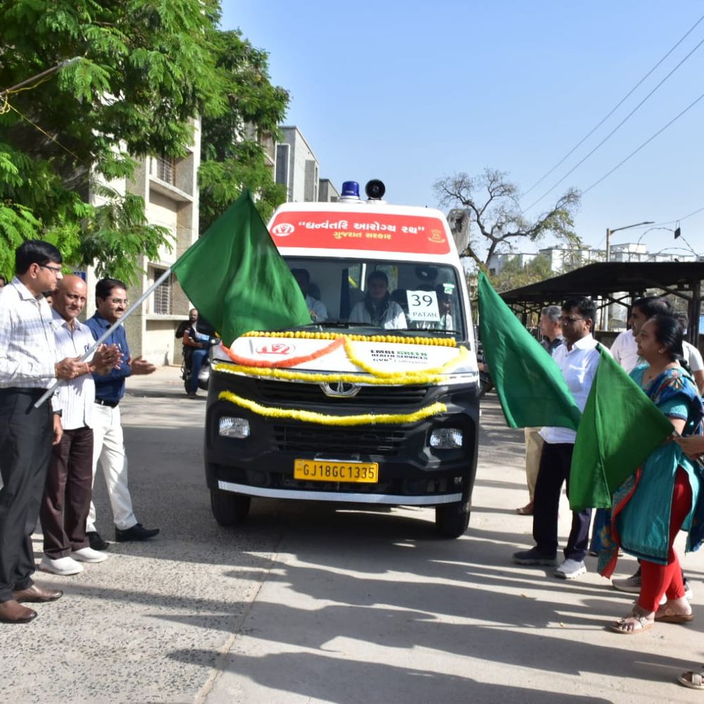 શ્રમિકોને સાઇટ પર જ જરૂરી સારવાર મળશે:જિલ્લામાં હવે 3 ધન્વંતરી રથ દોડશે