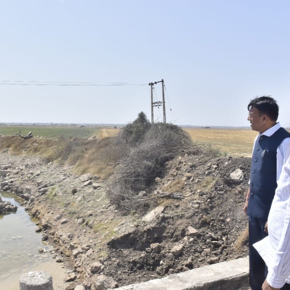 ઘેડમાં જળબંબાકારની સમસ્યાનો આવશે કાયમી અંત:કેન્દ્રીય મંત્રી મનસુખ માંડવિયાએ નદીઓના ઊંડાણ અને વિકાસકાર્યોની ગુણવત્તા ચકાસવા સ્થળ મુલાકાત લઈ સમીક્ષા કરી