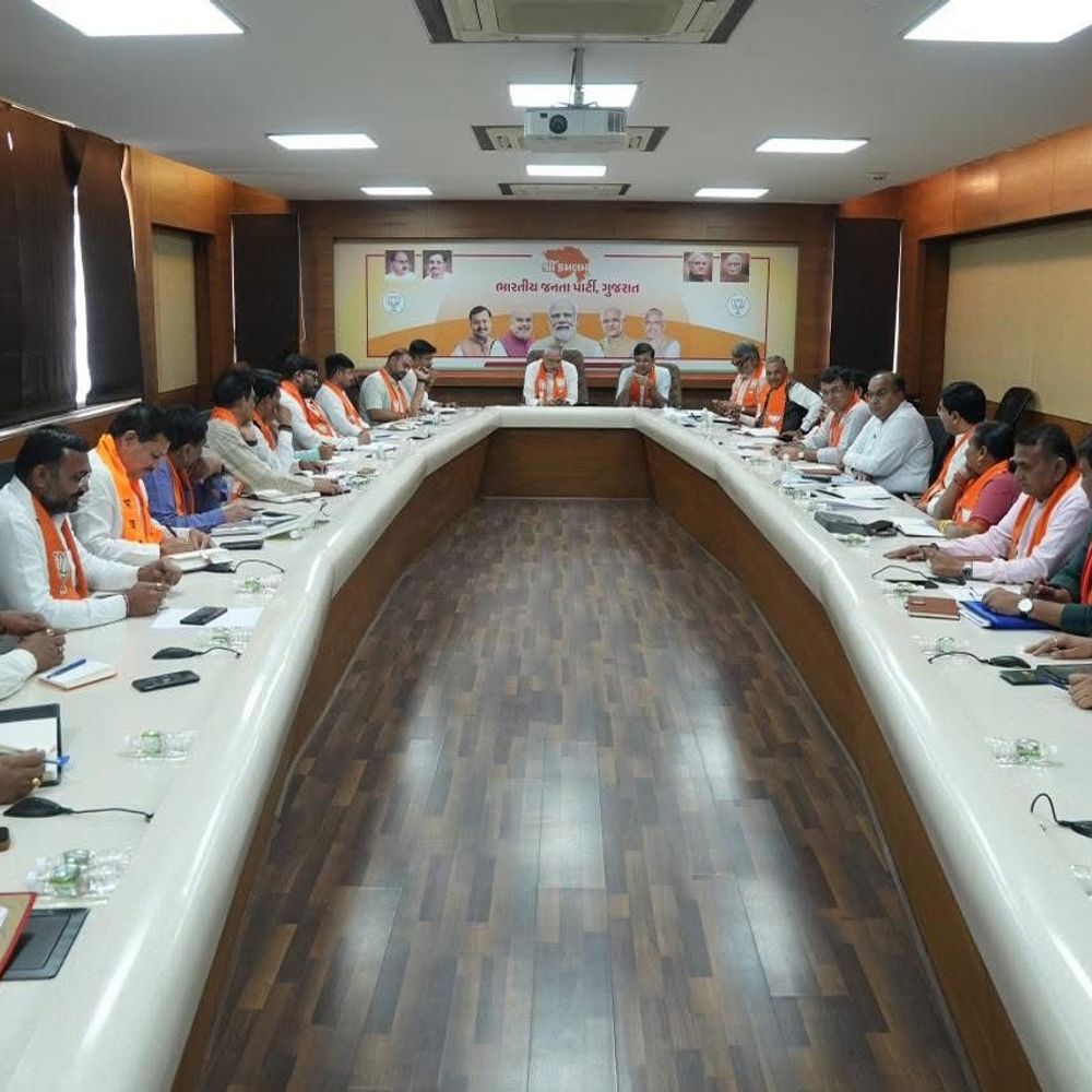 ‘શ્રી કમલમ’ ખાતે બેઠકોનો ધમધમાટ:કમલમ ખાતે સંગઠનાત્મક આયોજન અને રણનીતિ ઘડવા દિગ્ગજ નેતાઓની મહત્વપૂર્ણ બેઠક યોજાઈ