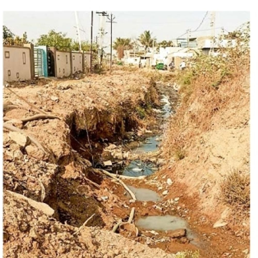 વિપક્ષી નેતાનું મૌન:સ્ટોર્મ વોટર ડ્રેનેજ પાથરવા માટે ત્રણ વોર્ડના કાઉન્સિલરો ચિંતિત