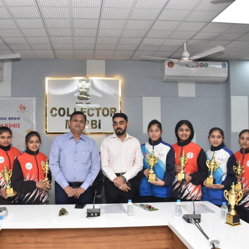 રમતગમત ક્ષેત્રે ઝળકેલી 48 દીકરીઓ સન્માનિત:મોરબીમાં ‘બેટી બચાવો, બેટી પઢાવો’ અંતર્ગત સમારોહ યોજાયો