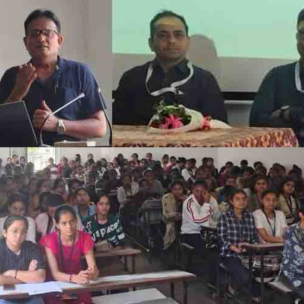 ઉમા કોલેજમાં પત્રકારત્વ પર સેમિનાર યોજાયો:પુલક ત્રિવેદીએ આધુનિક મીડિયા પર માર્ગદર્શન આપ્યું