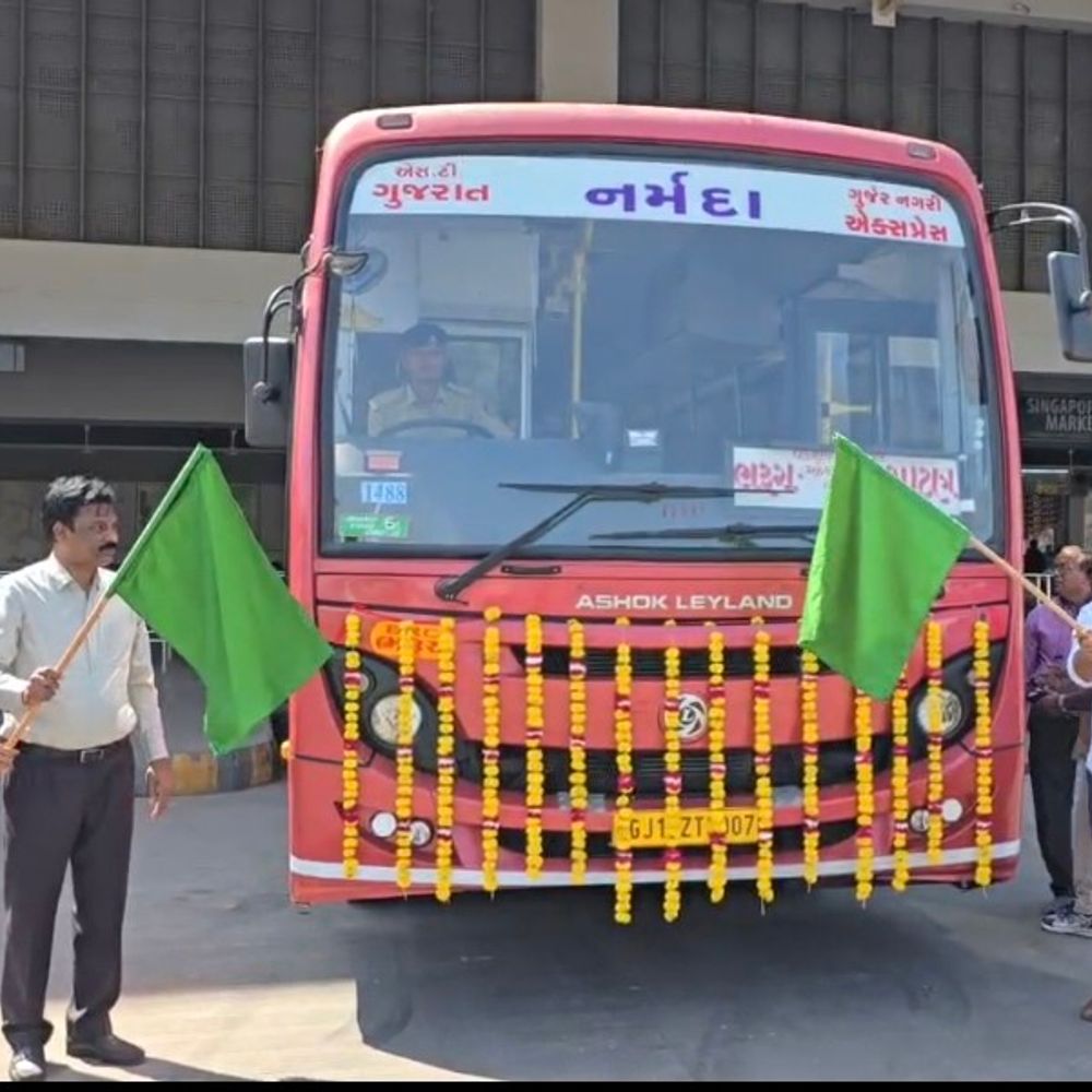 ભરૂચથી પાટણ નવી ST બસ સેવા શરૂ:ધારાસભ્યના હસ્તે લોકાર્પણ, મુસાફરોને મળશે સીધી સુવિધા