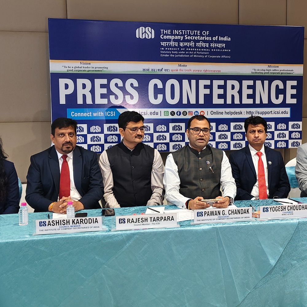 સાંસદે CSને મહાભારતના વિદુર સાથે સરખાવ્યા:ICSIના વડોદરા ચેપ્ટરના સ્થાપના દિવસની ઉજવણી, રાષ્ટ્રીય પ્રમુખે કહ્યું- વિશ્વના 1.30 લાખ CSમાંથી 80 હજાર ભારતમાં જ છે