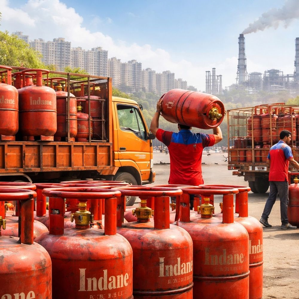 ગેસ સિલિન્ડર મામલે સરકાર મોટો નિર્ણય લેવાની તૈયારીમાં:14.2Kgનો સિલિન્ડર 10Kgનો થાય એવી શક્યતા; યુદ્ધની સ્થિતિમાં ગેસ ક્રાઇસિસ મામલે 'પ્લાન-B' હોઈ શકે