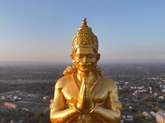 રાજસ્થાનમાં ઊંચા હનુમાન દાદાની પ્રતિમા સ્થાપના: 30 કિલોમીટરથી દેખાશે!