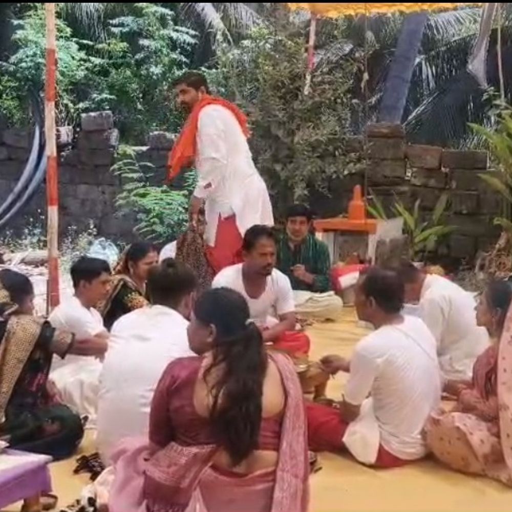 સોમનાથ કનકાઈ મંદિરે ચૈત્ર આઠમે ભક્તિમય માહોલ:850 વર્ષ પ્રાચીન ધામે નવચંડી યજ્ઞ, મહાપ્રસાદ અને સંતવાણી યોજાઈ