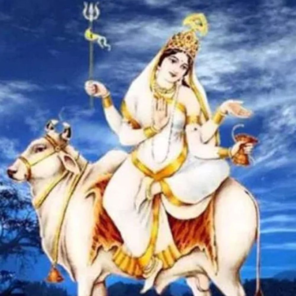 આજે ચૈત્ર નવરાત્રિનો આઠમો દિવસ:સવારે 11:49 સુધી અષ્ટમી, દેવી દુર્ગાના મહાગૌરી સ્વરૂપની પૂજા કરો; કુંવારિકા જમાડવાનું મહત્વ