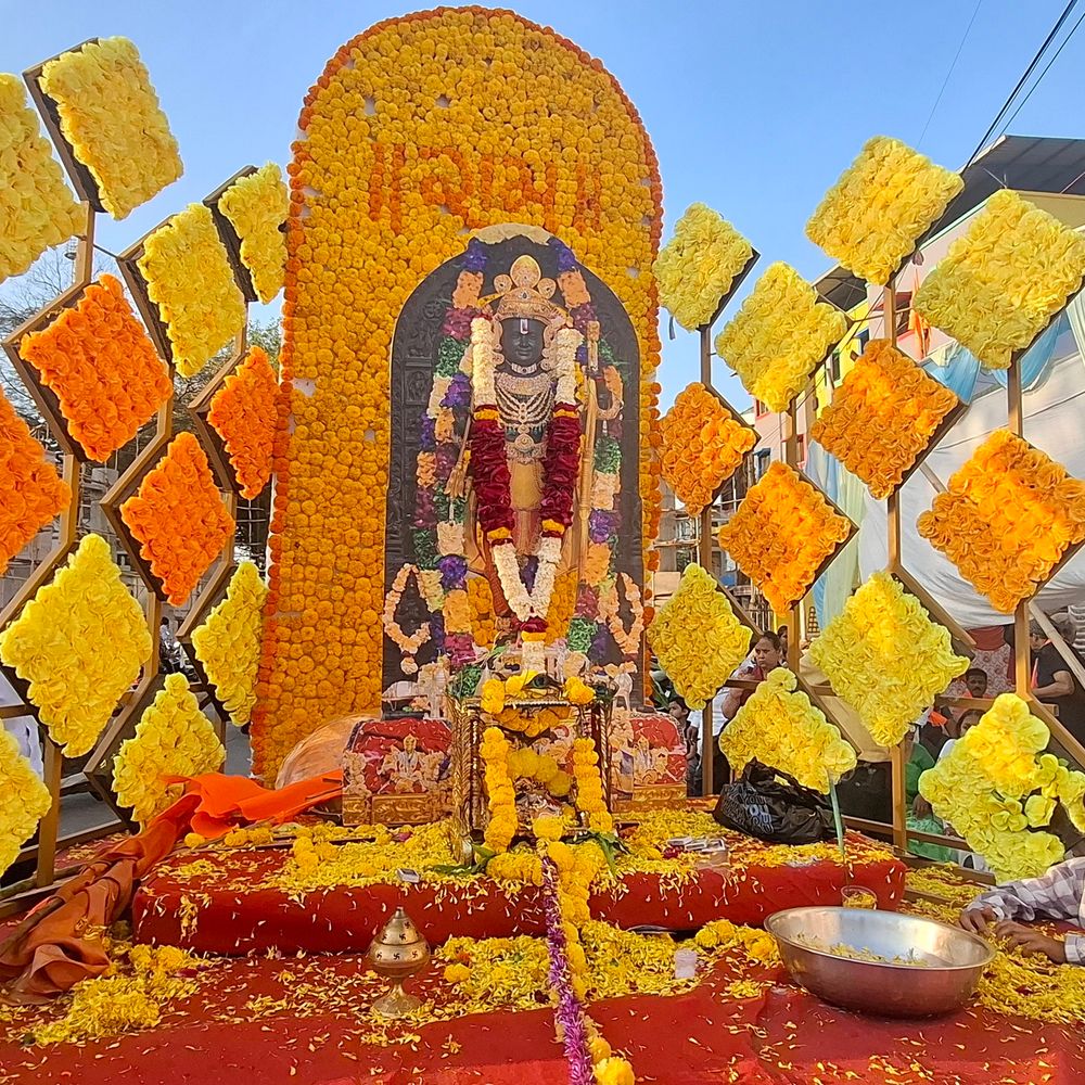 ભરૂચમાં રામનવમી નિમિત્તે શ્રી રામ ઉત્સવ:શોભાયાત્રા નીકળી, શહેર જય શ્રી રામના નાદથી ગુંજી ઉઠ્યું