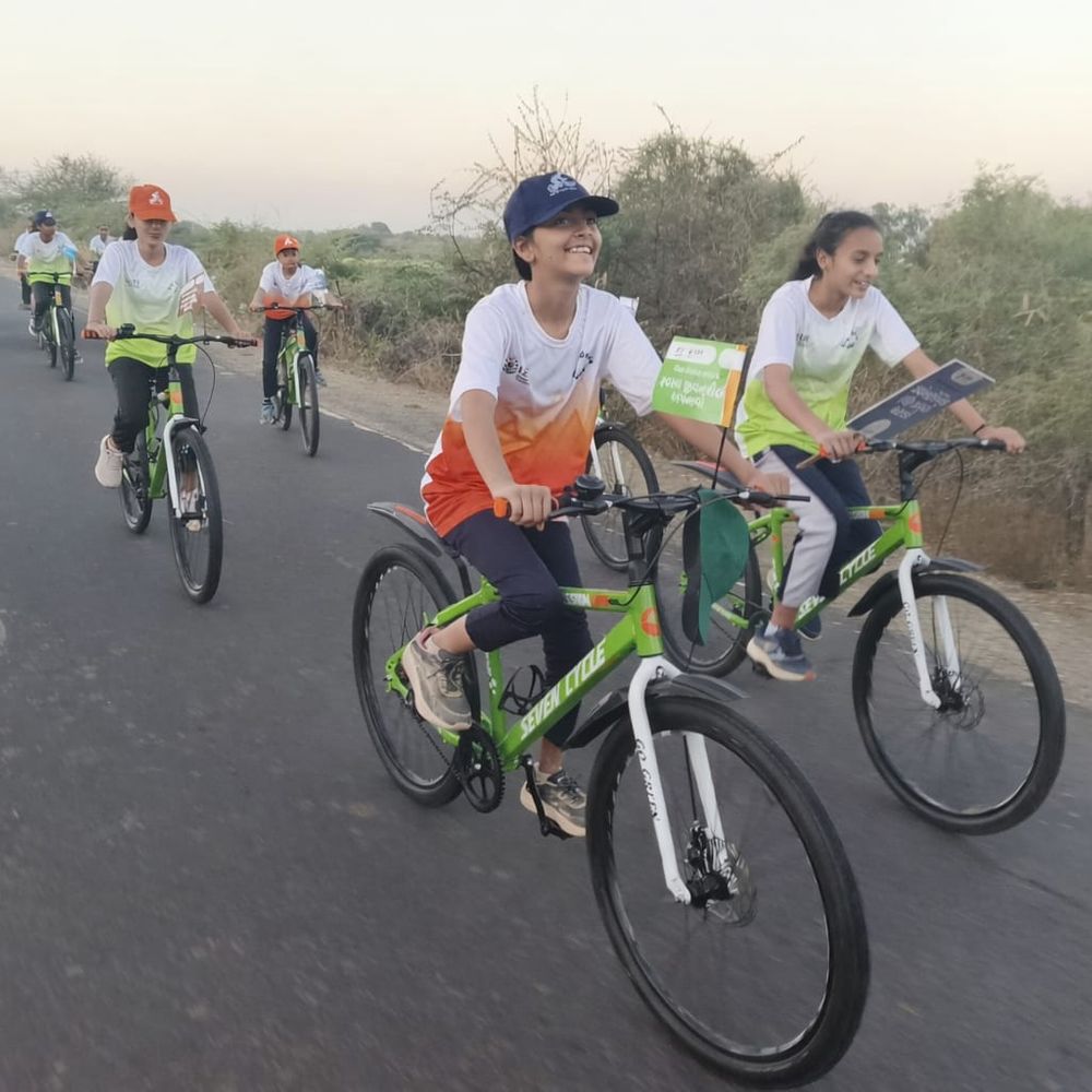 ભાસ્કર વિશેષ:અમરેલી ખાતે 5 કિમીની સાઇકલોથોન યોજાઈ