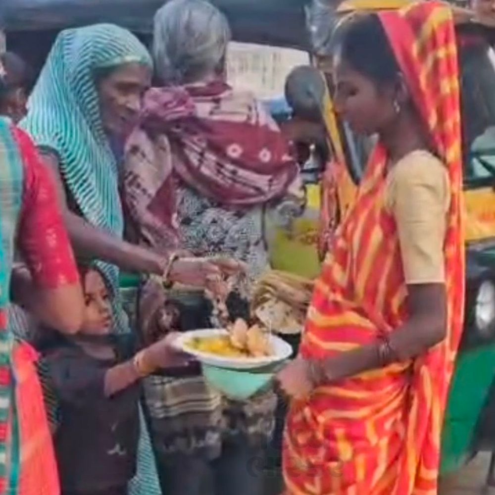 ગોધરામાં ગેસ અછત વચ્ચે અન્નપૂર્ણા ટ્રસ્ટની ભોજન સેવા:સિવિલ હોસ્પિટલના દર્દીઓ-સગાઓને દરરોજ મળે છે પૌષ્ટિક આહાર