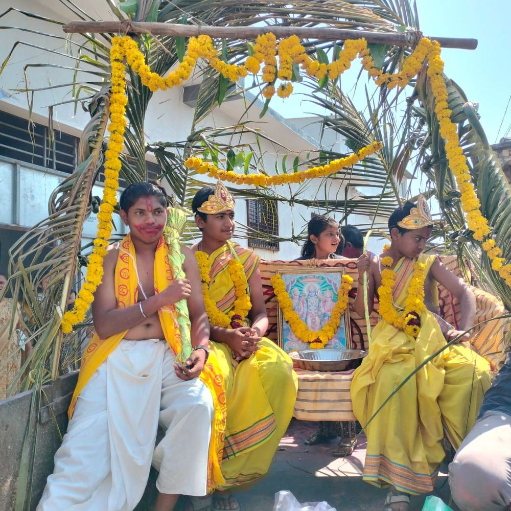 ગીર ગઢડાના કાકીડીમોલી ગામમાં રામનવમી ઉત્સવ:ગ્રામજનો દ્વારા રથયાત્રા, ડીજે સાથે ભવ્ય ઉજવણી