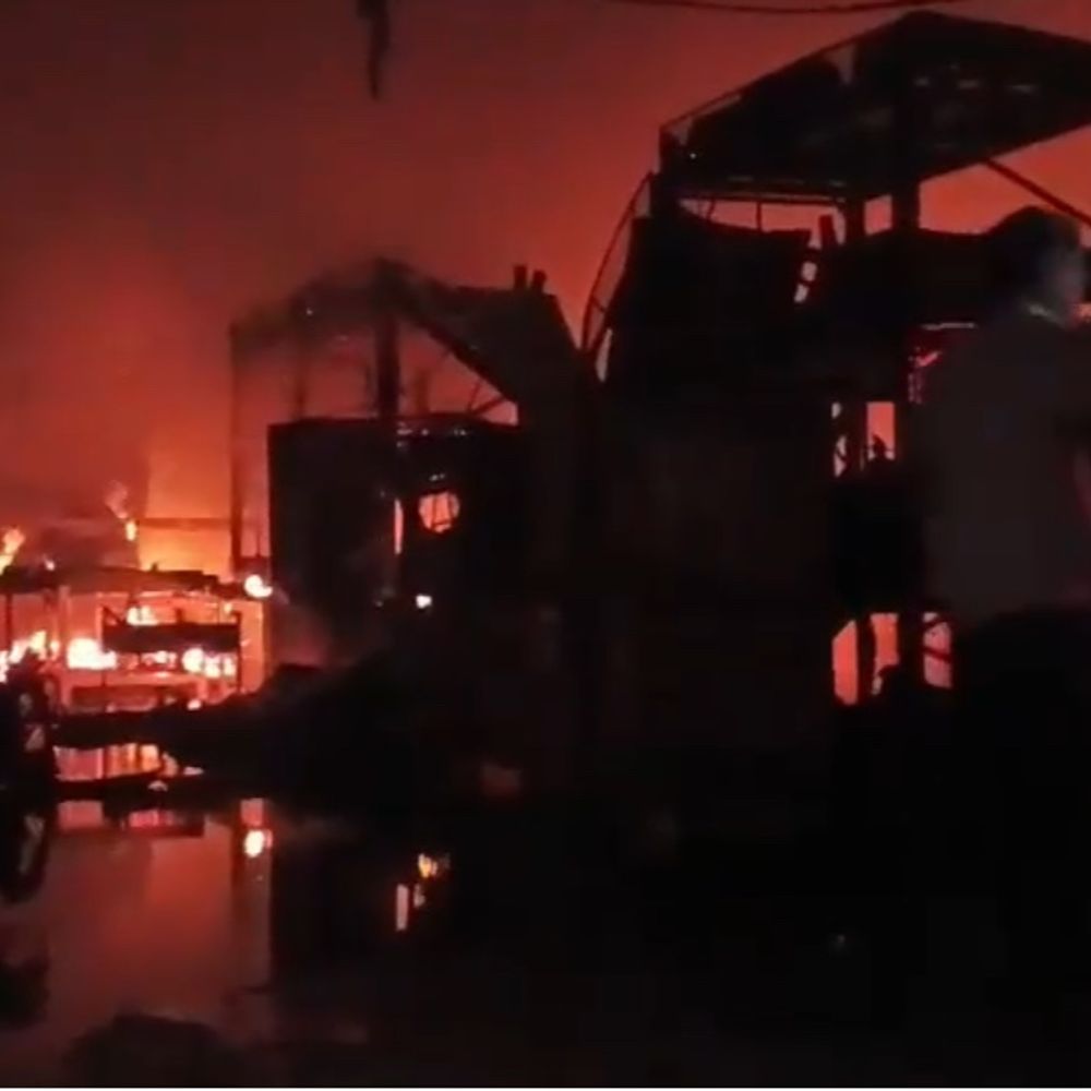 રણોલી GIDCની બુરખાટ કોમ્પ્રેસર કંપનીમાં આગ.