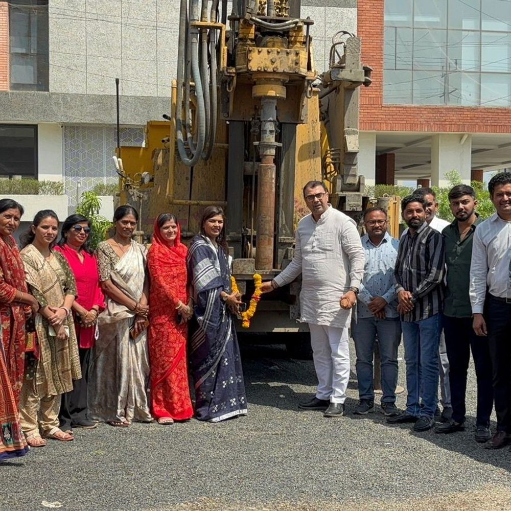 ધારાસભ્યની ગ્રાન્ટથી જળક્રાંતિનો પ્રારંભ:રાજકોટના વોર્ડ 2 માં 20 રિચાર્જ બોર સાથે ગીરગંગા ટ્રસ્ટનો વિશેષ સહયોગ