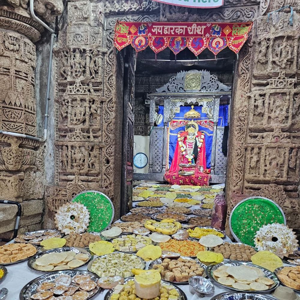 વિશેષ છપ્પન ભોગ:દ્વારકામાં રૂક્ષ્મણી વિવાહ ઉત્સવનો પ્રારંભ, વરઘોડો