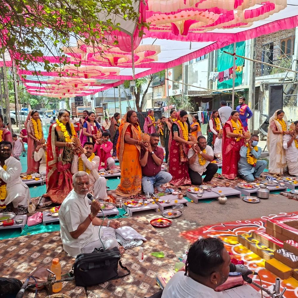 વડોદરામાં નવચંડી મહાયજ્ઞ સંપન્ન:નવદુર્ગા પંચ યુવક મંડળે કર્યો સફળતાપૂર્વક આયોજન