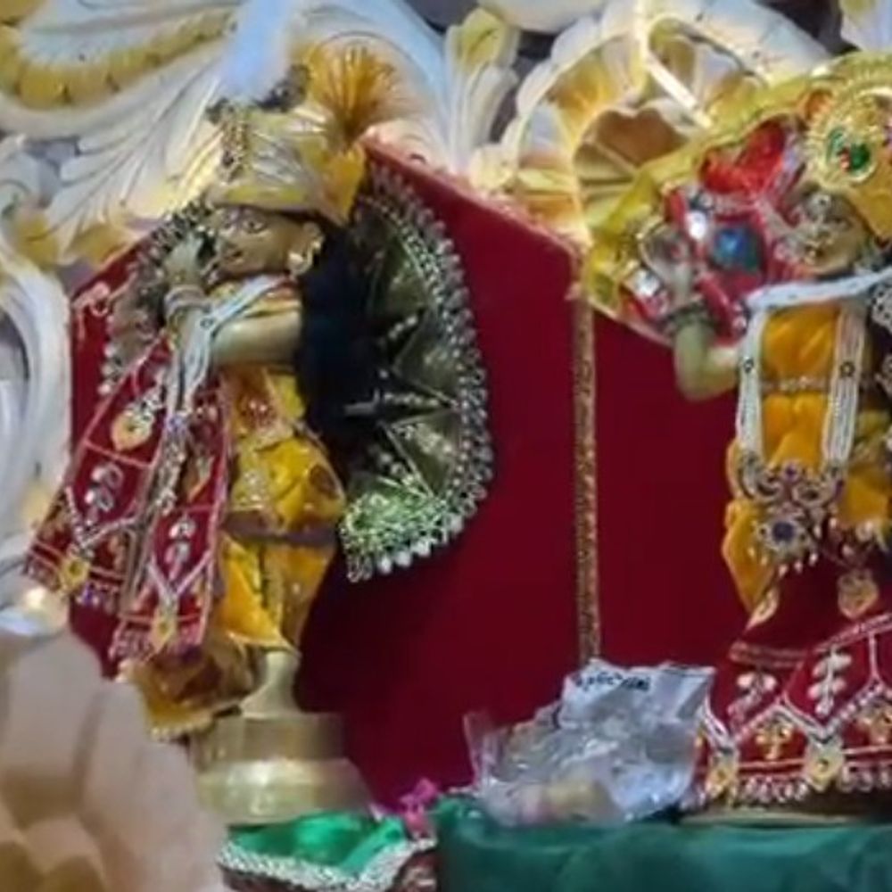 દ્વારકામાં દ્વારકાધીશ-રુક્મણીના વિવાહ પ્રસંગે રાજ સવારી નીકળી:હજારો ભક્તો ઉમટ્યા, શહેર જયઘોષથી ગુંજી ઉઠ્યું