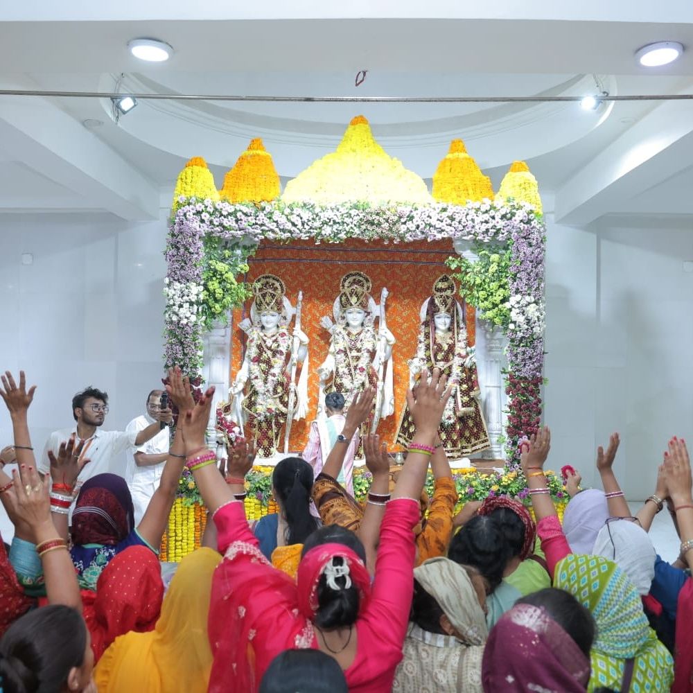 સોમનાથમાં રામ મંદિર ખાતે શ્રી રામ જન્મોત્સવની ઉજવણી:ટ્રસ્ટ દ્વારા મહાપૂજા, આરતી, સુંદરકાંડ પાઠ સહિતના કાર્યક્રમો યોજાયા