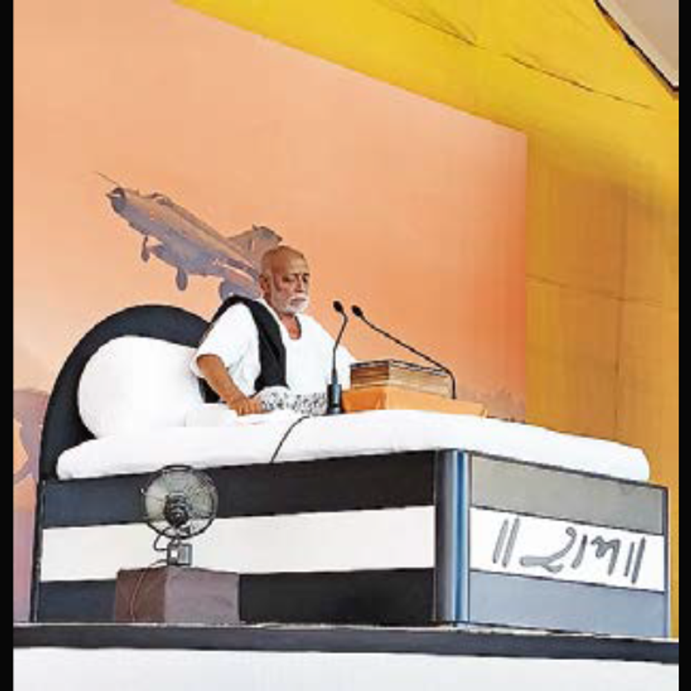 માનસ મુકુરાષ્ટક રામકથાનો 7મો દિવસ: ભગવાન રામે જગત કલ્યાણ અને મંગલ કાર્યો માટે જન્મ લીધો.(Morari Bapu, Ramkatha)