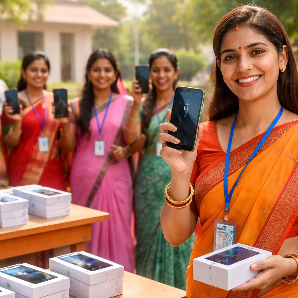 53 હજાર આંગણવાડી બહેનોને 5G સ્માર્ટફોન મળશે..
