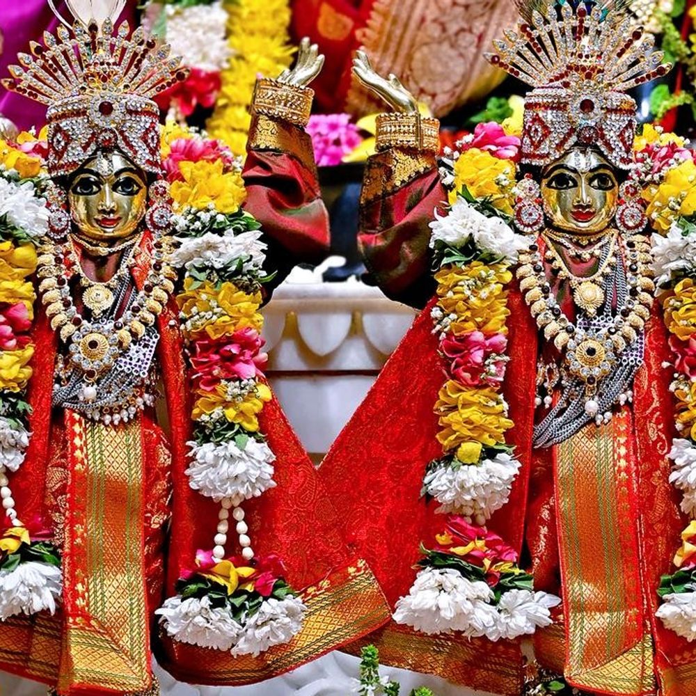 ઇસ્કોન ભાડજમાં રામનવમી મહોત્સવ ઉજવાયો:વિશ્વ શાંતિ માટે રામ તારક યજ્ઞ, ભક્તોએ લીધો લાભ