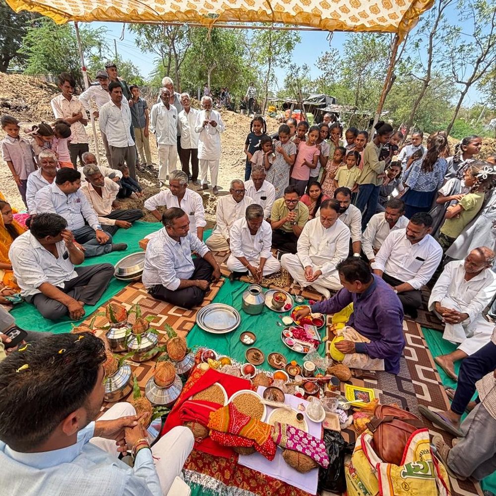 સાયબાપુરમાં સરકારી માધ્યમિક શાળાનું ખાતમુહૂર્ત:ધારાસભ્ય વી.ડી. ઝાલાના હસ્તે ₹2.40 કરોડના ખર્ચે નિર્માણ