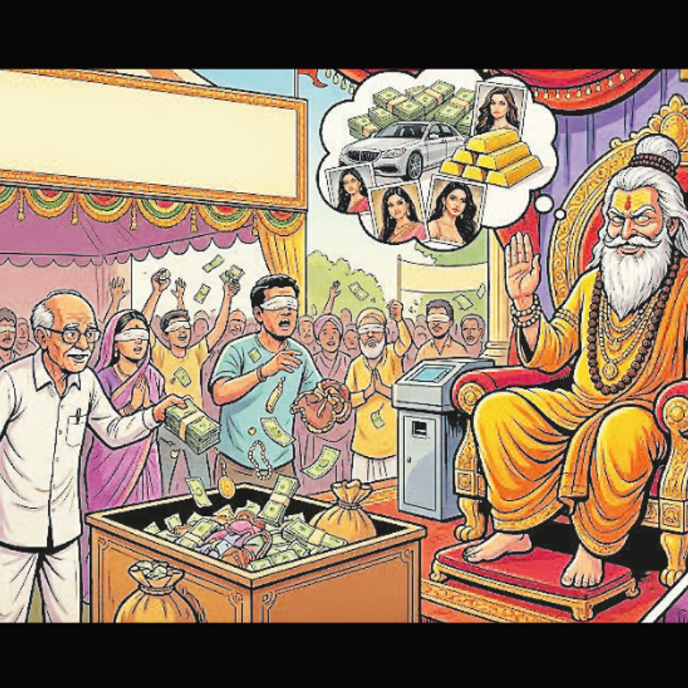 બ્લેક એન્ડ વ્હાઈટ: જ્યાં બેવકૂફો હોય ત્યાં બાબાઓ ભૂખે ન મરે! આ વાર્તા મહારાષ્ટ્રના એક ઢોંગી તાંત્રિકની છે.