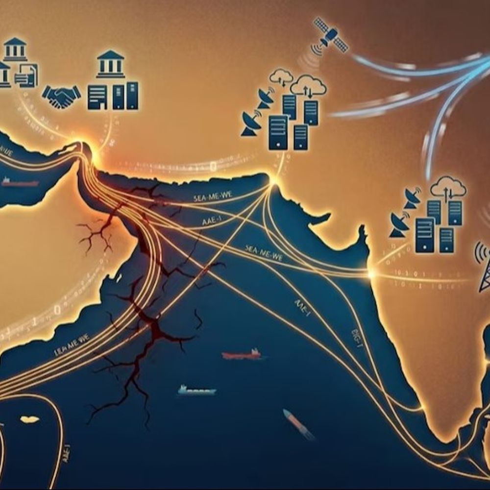 ભારત સહિત દુનિયાભરમાં ઈન્ટરનેટ બંધ થઈ જશે?:યુદ્ધના કારણે હોર્મુઝમાં કેબલ્સને નુકસાનની આશંકા, સમુદ્રની નીચેથી પસાર થાય છે 97% ગ્લોબલ ડેટા