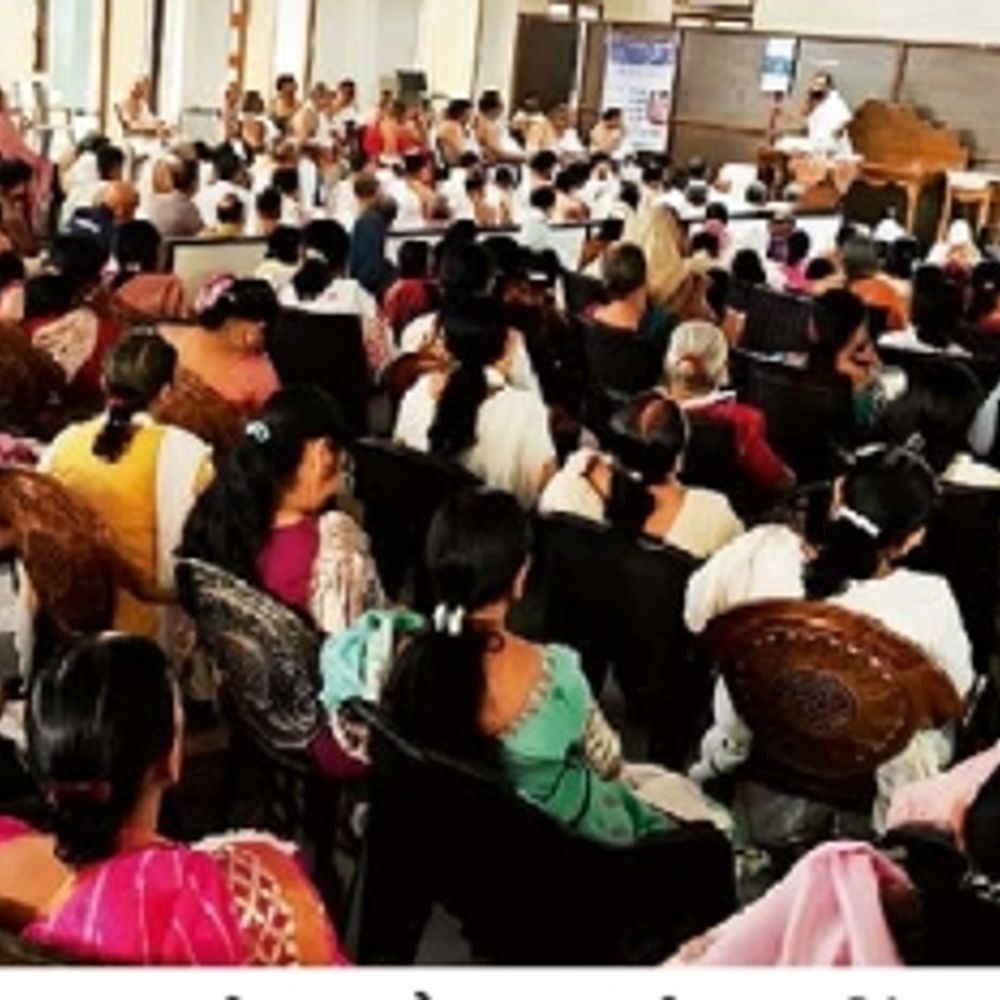 સિટી એન્કર:ગીતાંજલી બોરીવલી જૈન સંઘમાં અહિંસા દિવસની ભવ્ય ઉજવણી