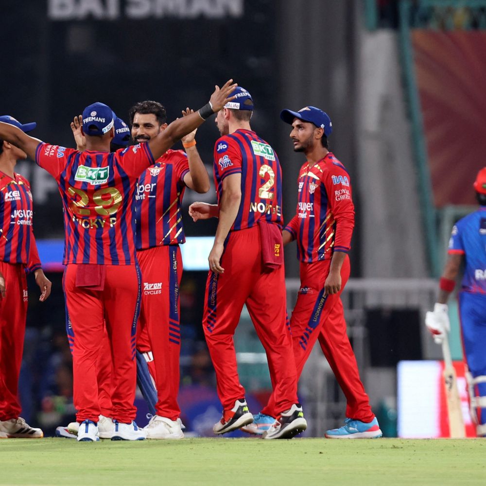 શમીએ પહેલા જ બોલે કેએલ રાહુલને પેવેલિયન મોકલ્યો:DC માટે નટરાજન-એન્ગિડીએ 3-3 વિકેટ ઝડપી; લખનઉએ 142 રનનો ટાર્ગેટ આપ્યો