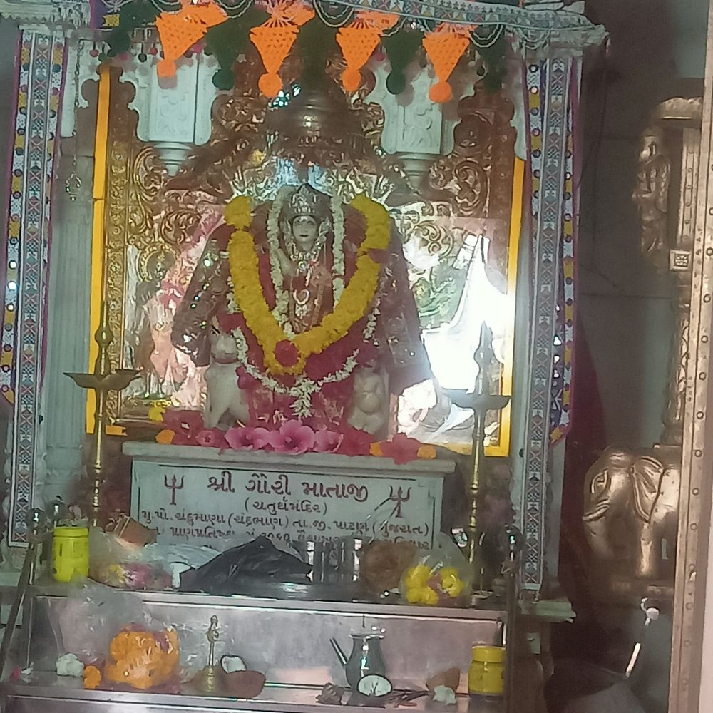 ચંદ્રુમાણા ગૌરી માતા પાટોત્સવ 27 એપ્રિલે, 2500 શ્રદ્ધાળુ આવશે:વ્યવસ્થા માટે સમિતિઓ બનશે, નવનિર્મિત પ્રવેશદ્વારનું અનાવરણ કરાશે