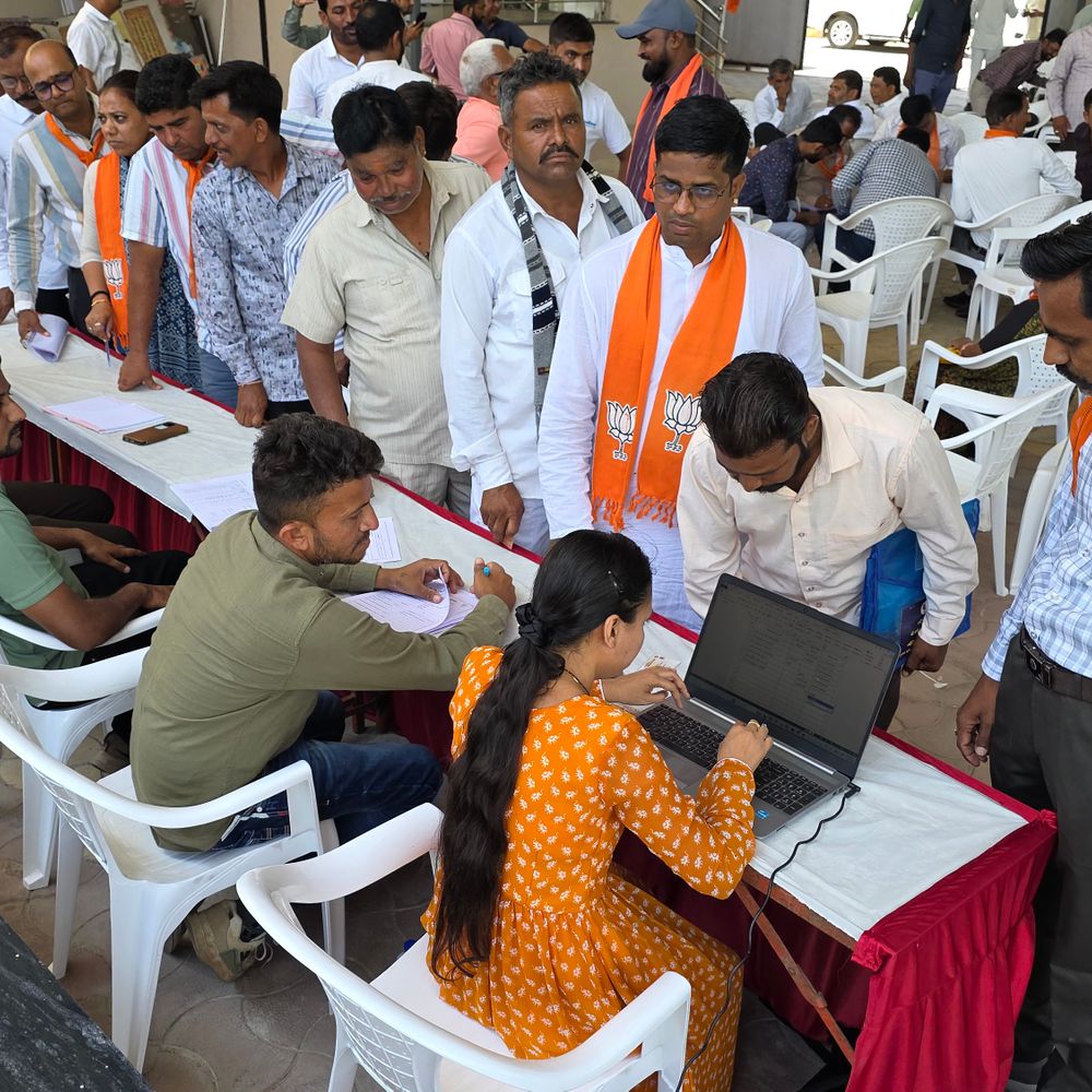 પાટણમાં ભાજપની 'સેન્સ' પ્રક્રિયા શરૂ:સ્થાનિક સ્વરાજ્ય ચૂંટણી માટે દાવેદારોને નિરીક્ષકો સાંભળી રહ્યા છે