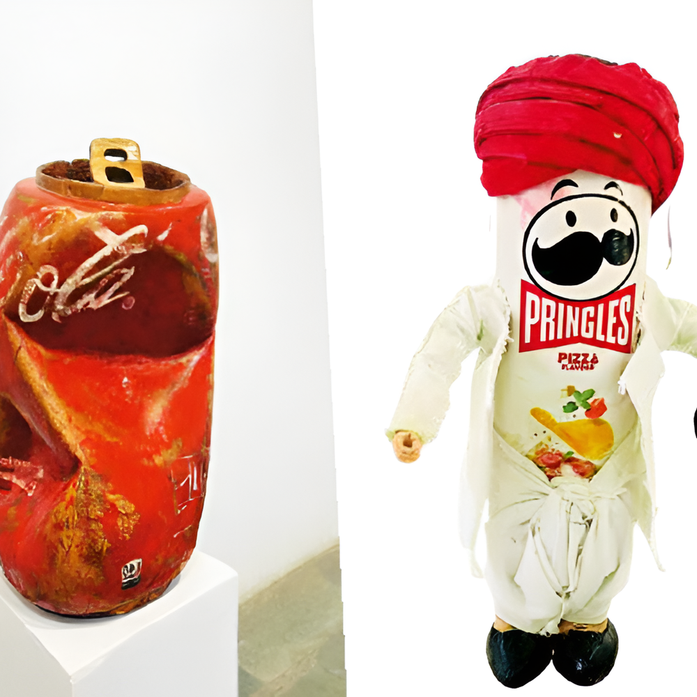 100થી આર્ટવર્ક ડિસ્પ્લે: ફાઇન આર્ટ્સમાં ધરોહરનાં રિયાલિસ્ટિક ચિત્રો અને ‘લ્યુમિને’ શિલ્પ બનાવ્યું.