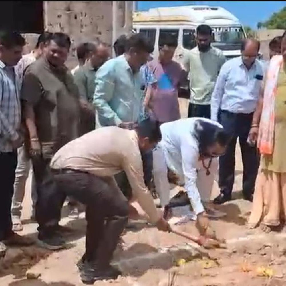 દ્વારકામાં ગટર યોજનાનું ખાતમુહૂર્ત:ધારાસભ્ય પબુભા માણેકે વિકાસ અને ચૂંટણી મુદ્દે નિવેદન આપ્યું